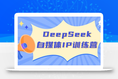 DeepSeek自媒体IP训练营，掌握四位定位法 长板变现模型 开启自媒体新篇章(更新)