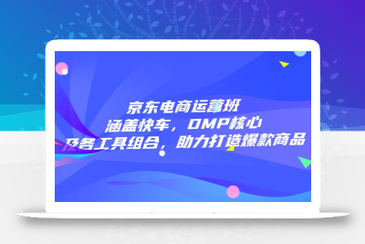 京东电商运营班：涵盖快车，DMP核心及各工具组合，助力打造爆款商品