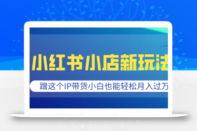小红书小店新玩法，蹭这个IP带货，小白也能轻松月入过W【揭秘】