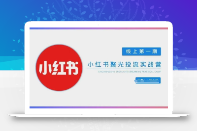 小红书聚光陪跑第一期，教你从0到1玩转小红书聚光投流，搭建小红书付费投流团队，更快的见到效果