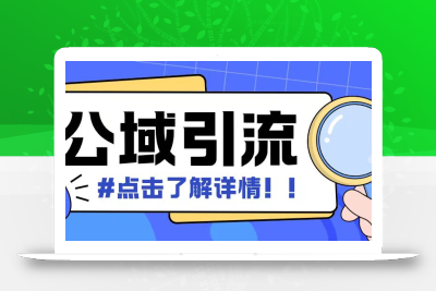 全公域平台，引流创业粉自热模版玩法，号称日引500+创业粉可矩阵操作