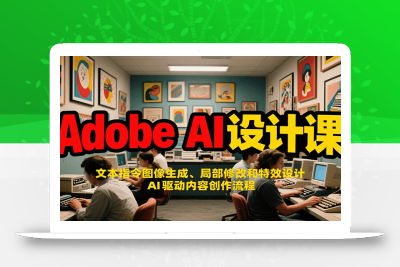 Adobe AI设计课：文本指令图像生成、局部修改和特效设计，AI驱动内容创作流程