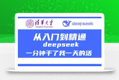 清华大学讲DeepSeek最全教程，从入门到精通，deepseek一分钟干了我一天的活