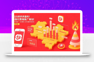 2025拼多多盈利地图：强付费推广策略/活动爆流/自然流量获取系统(7月更新