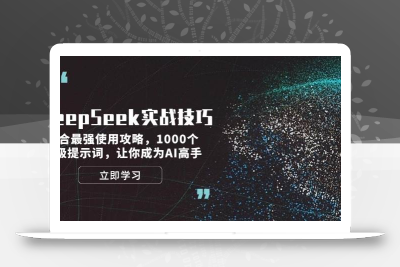 DeepSeek实战技巧：集合最强使用攻略，1000个神级提示词，让你成为AI高手