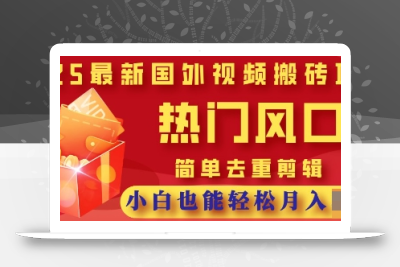 2025最新视频搬砖项目，热门风口，简单去重剪辑，小白也能轻松月入过W