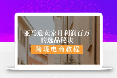 亚马逊卖家月利润百万的选品秘诀:  抓重点/高利润/大方向/大类目/选品…