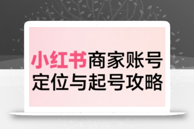 小红书电商全链路实战从定位到爆单，系统拆解小红书商家起号全流程